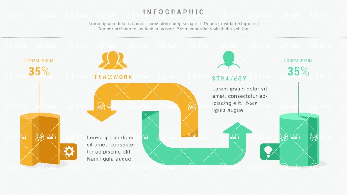 Infographic Templates Collection - Vector, Photoshop, PowerPoint, Google Slides - Comparison Infographic Template